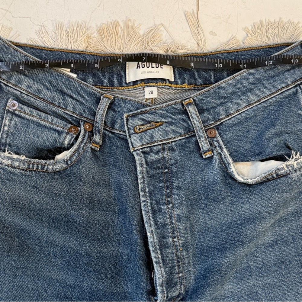 Agolde Riley Crop Jeans - Picture 6 of 8